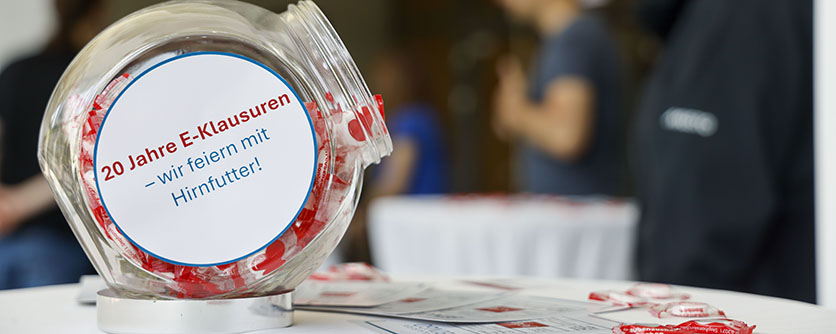 Die JGU feiert 20 Jahre E-Klausuren ©Stefan F. Sämmer