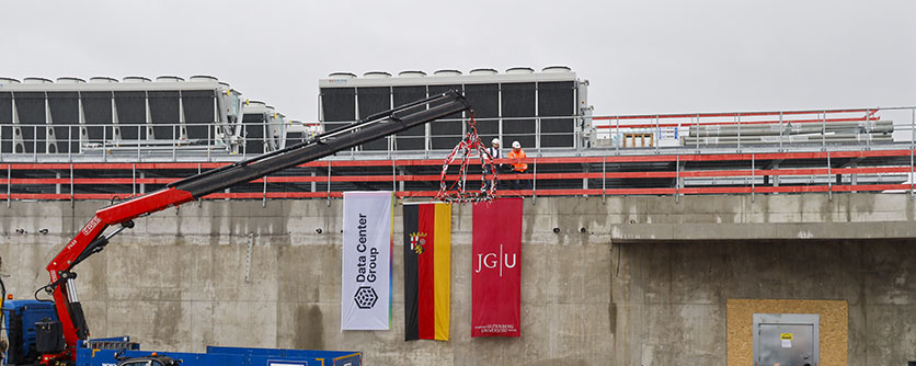 Richtfest für das neue Rechenzentrum auf dem Gutenberg-Campus (Foto: Stefan F. Sämmer)