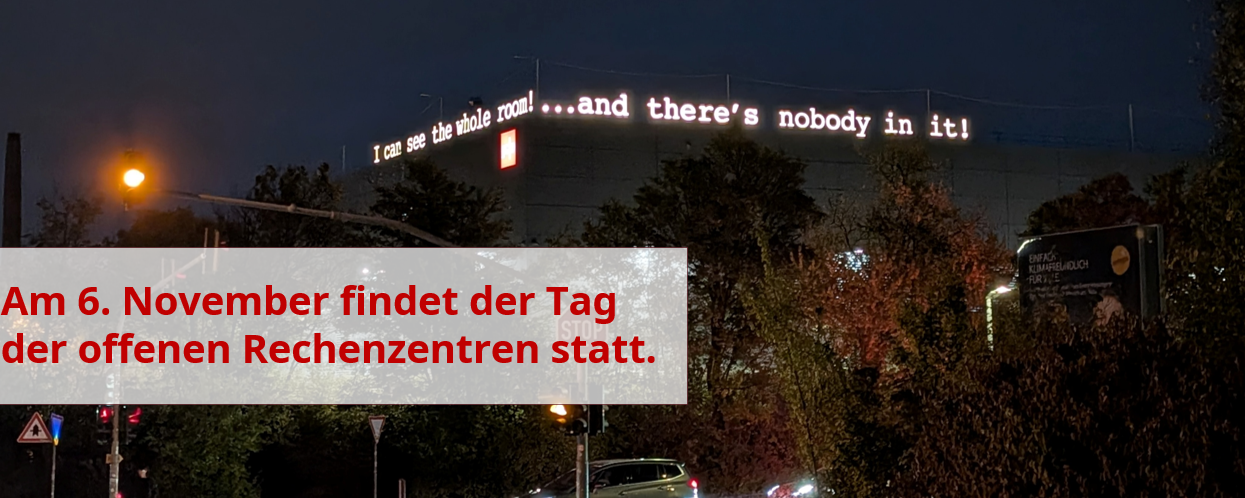 Das Rechenzentrum der JGU bei Nacht | Foto/©: Jackmuth/ZDV