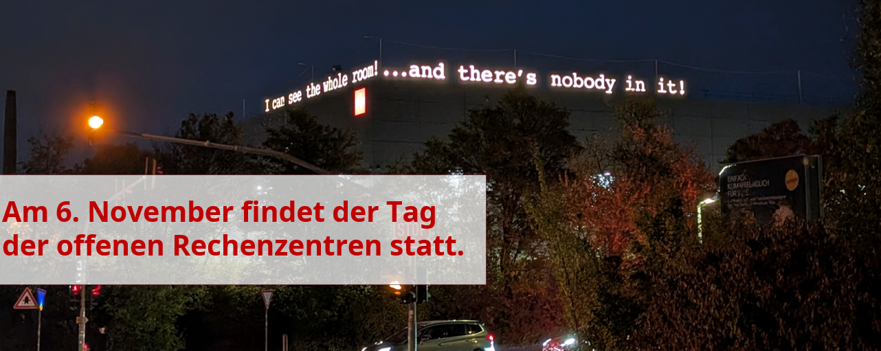 Das Rechenzentrum der JGU bei Nacht | Foto/©: Jackmuth/ZDV